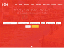 Tablet Screenshot of hotel906.com